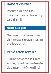 Examples of 
textbanners on Planet Interim
